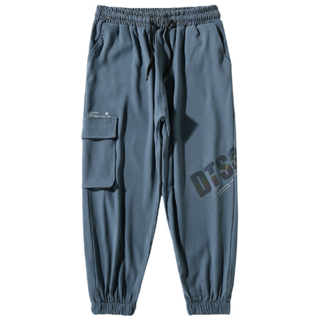 SS22 Men fashion reflective letter cargo pant