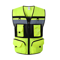 Reflective security Safety Vest with Pockets 